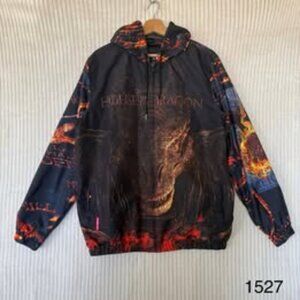 Members ONLY Game Of Thrones House Of The Dragon Collaboration Full Zip Hoodie